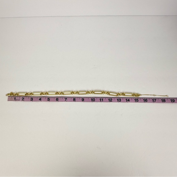 Madewell Gold Tone Necklace Matte Gold Chain - Picture 3 of 4